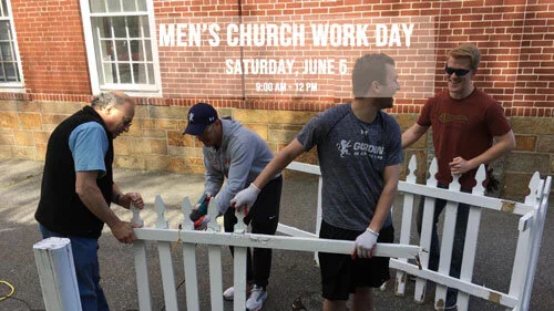 Men's Church Work Day June 5