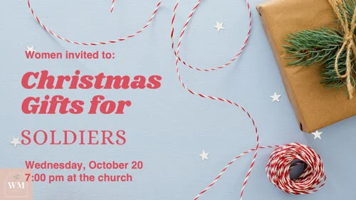 Women's Ministry "Christmas in October" Event