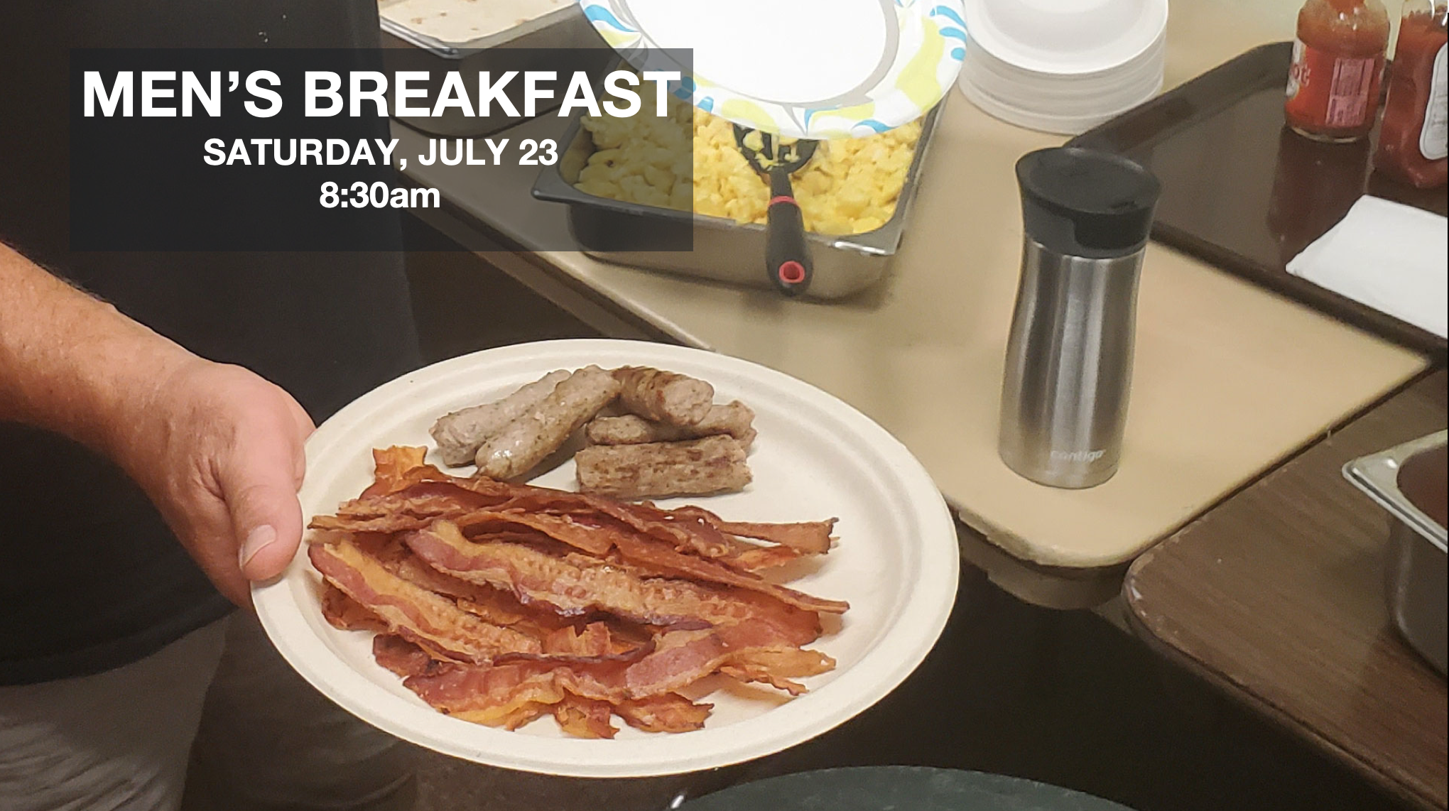 Men's Breakfast Saturday, July 23