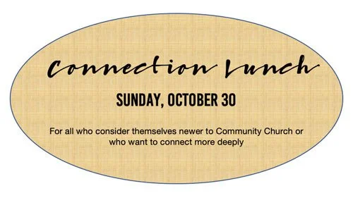 Connection Lunch October 30, 2022