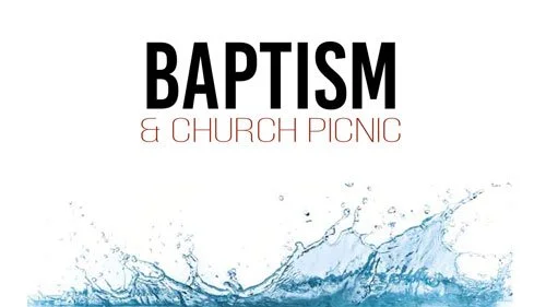 Baptisms &amp; Picnic at Stage Fort