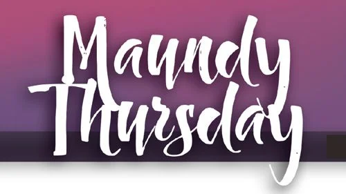 Signup for childcare during the 2024 Maundy Thursday dinner