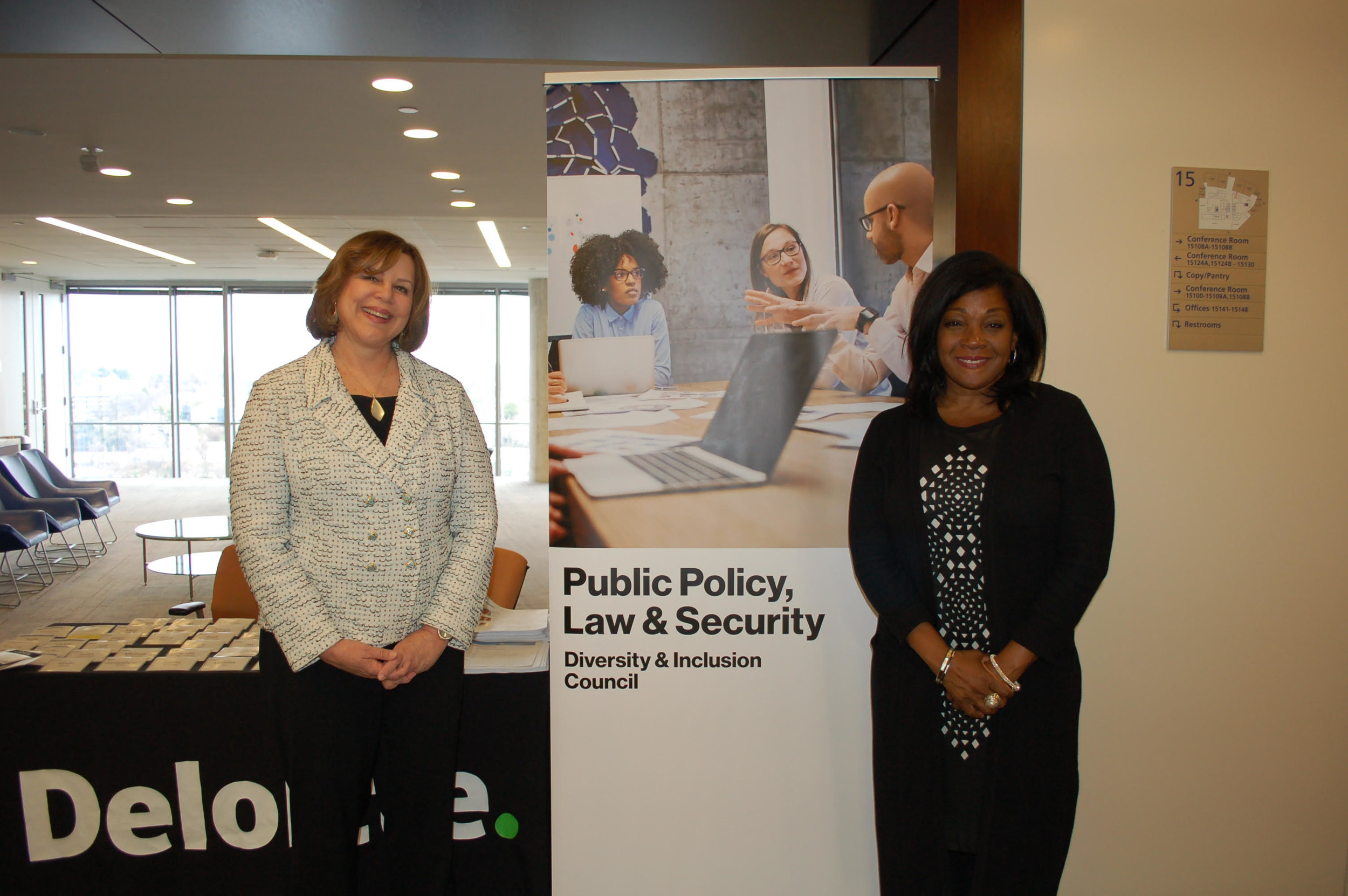 Sharon Rowen with Michelle C. Ifill, Senior Vice President & General Counsel of Verizon Corporate Services Group
