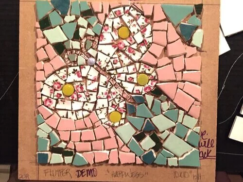 Happiness Mosaic Workshop at FLUTTER in Los Angeles