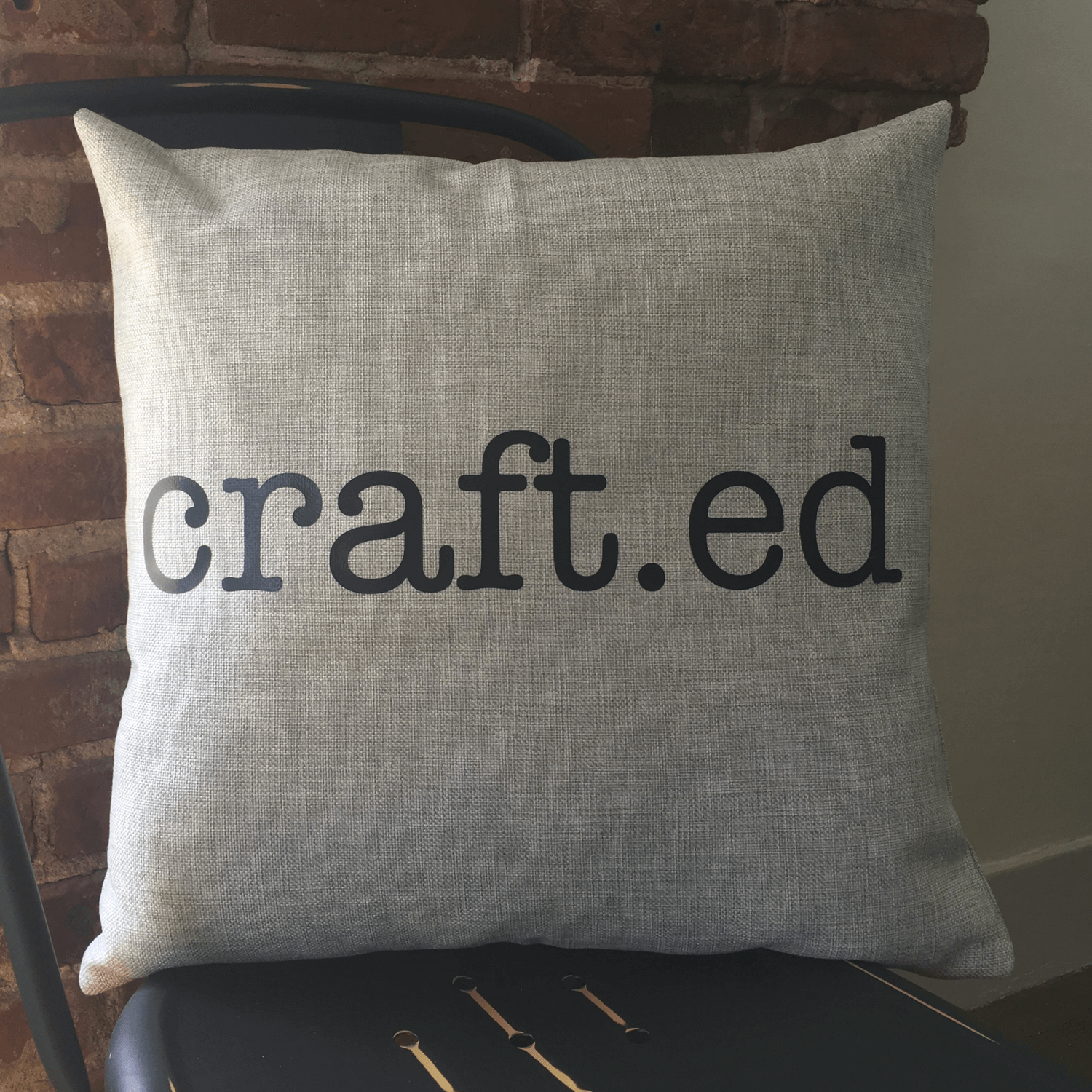 Craft.ed Creative Studio Concord MA Light Grey Canvas Pillow Adult Craft Workshop.png