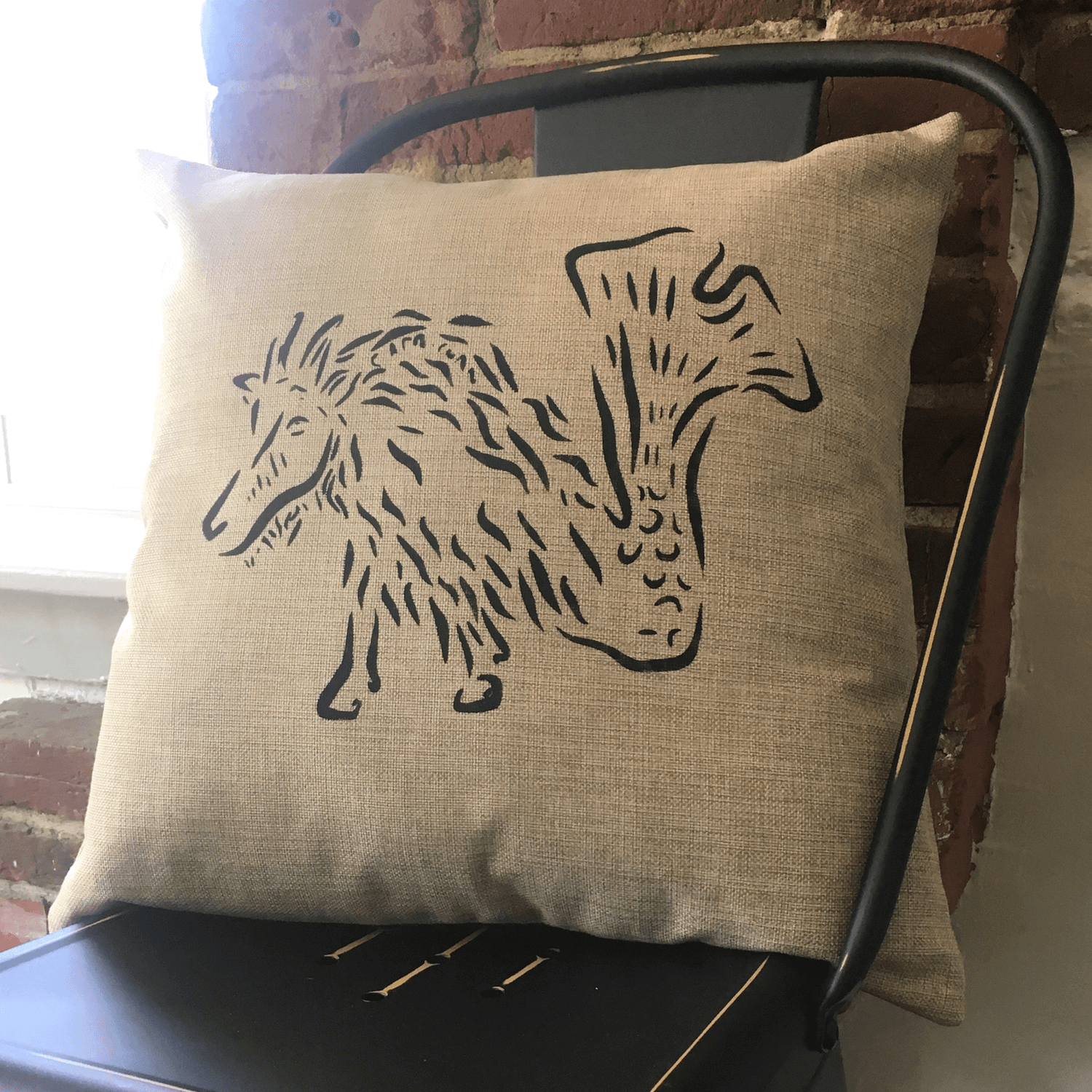 Linen Pillow Example