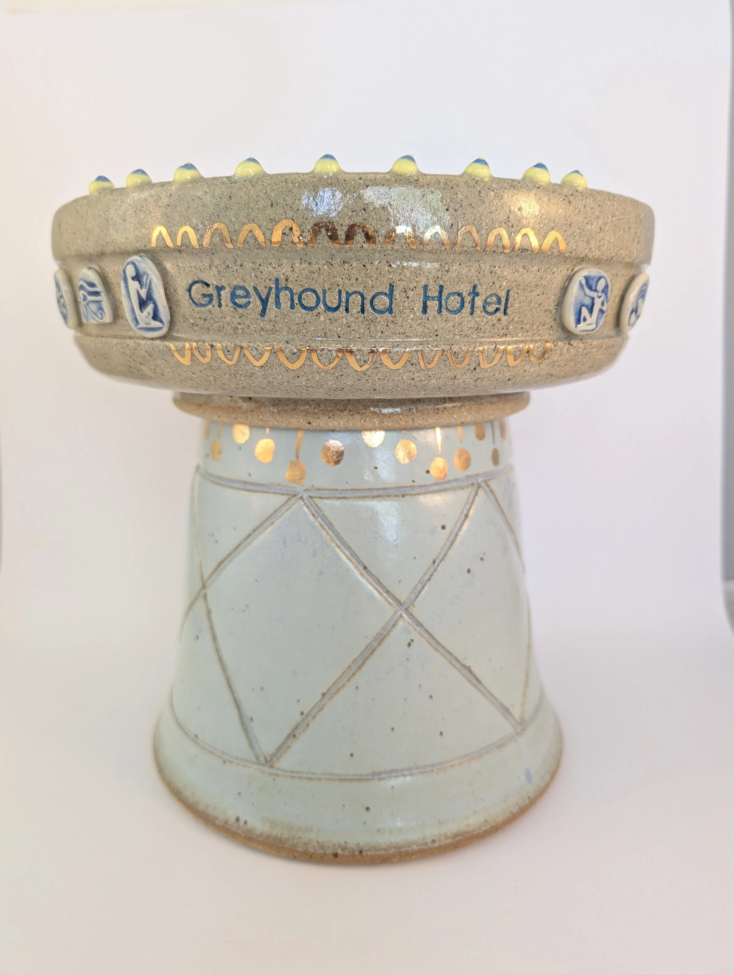 Sacred Dog Bowl and Stand