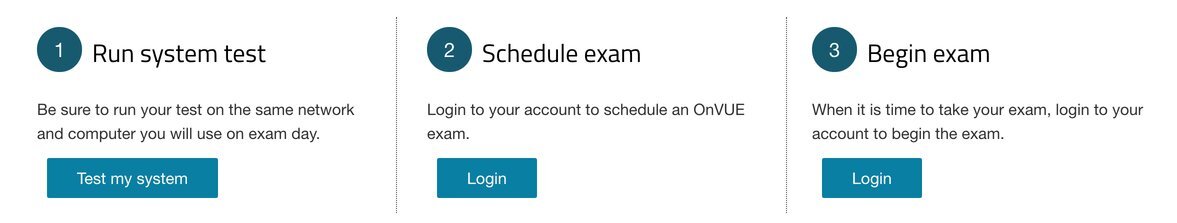 Pearson Vue Scheduling Process
