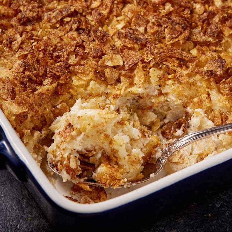 Crunchy Hash Brown Casserole