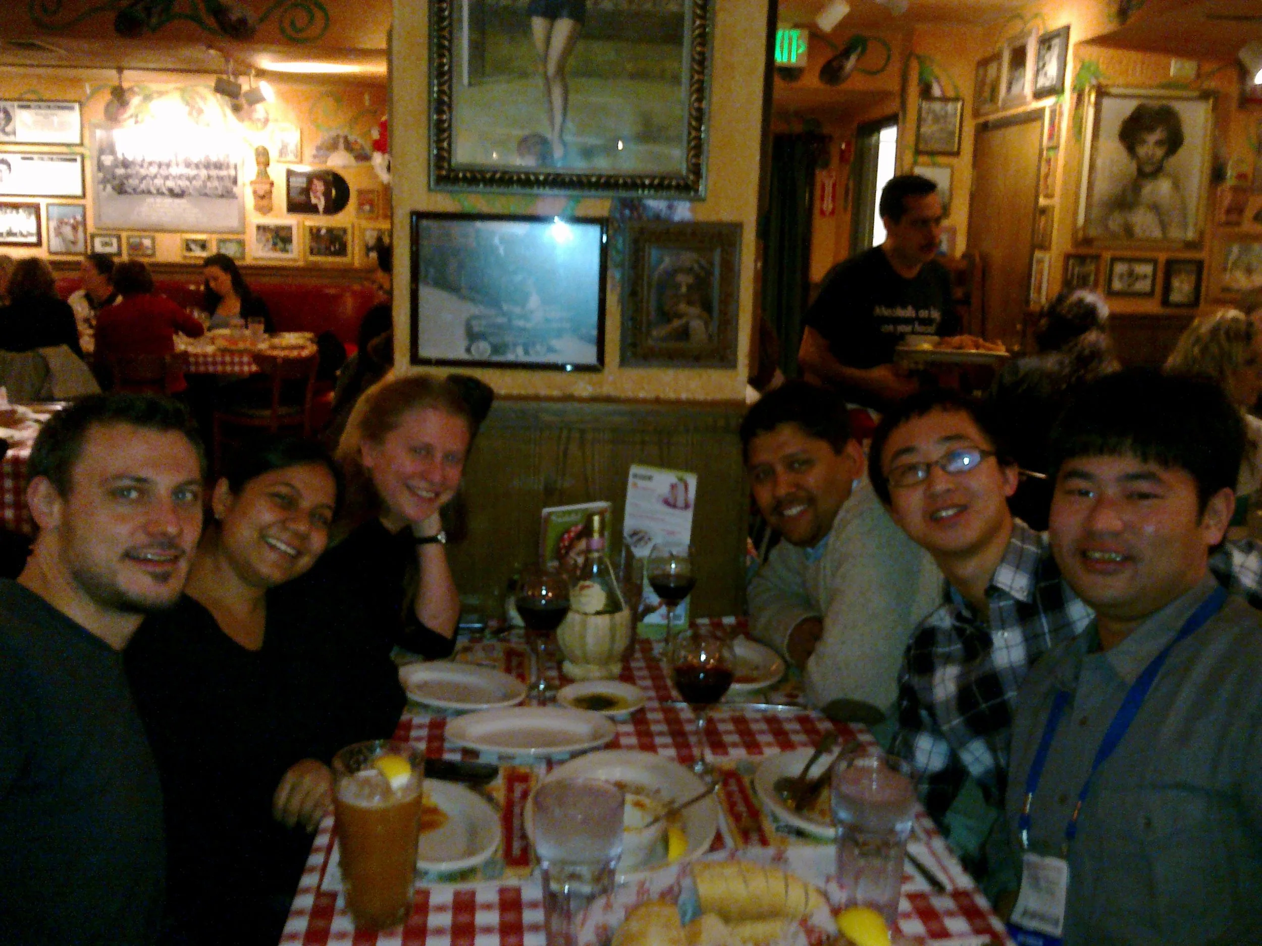 Group Dinner at the 2012 Fall AGU Meeting in SF
