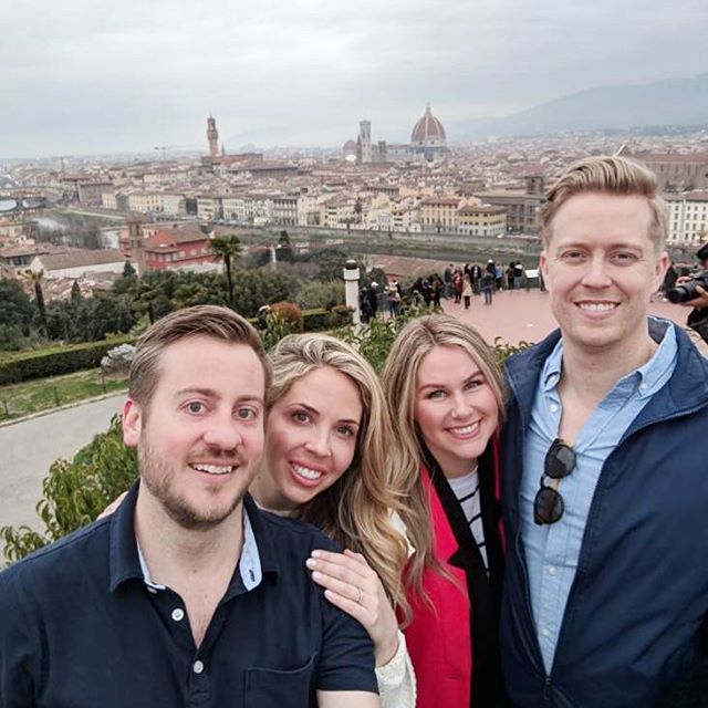 On top of Florence!🇮🇹⛪️ @jennyhillgirl @aaronroberthill @jclonts04