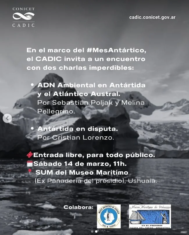 Charla sobre la Antártida - CADIC