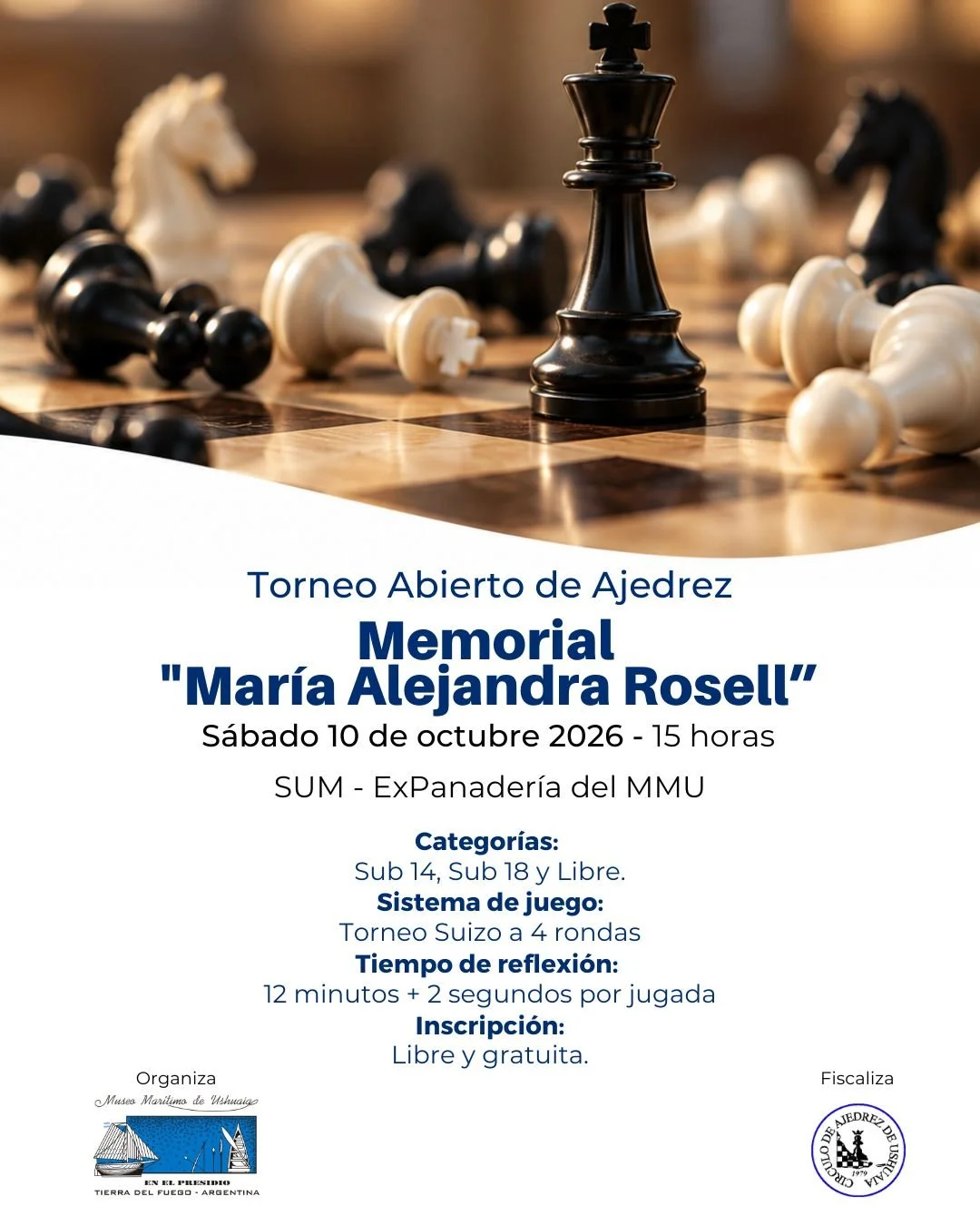 Torneo Abierto de Ajedrez Memorial "María Alejandra Rosell”