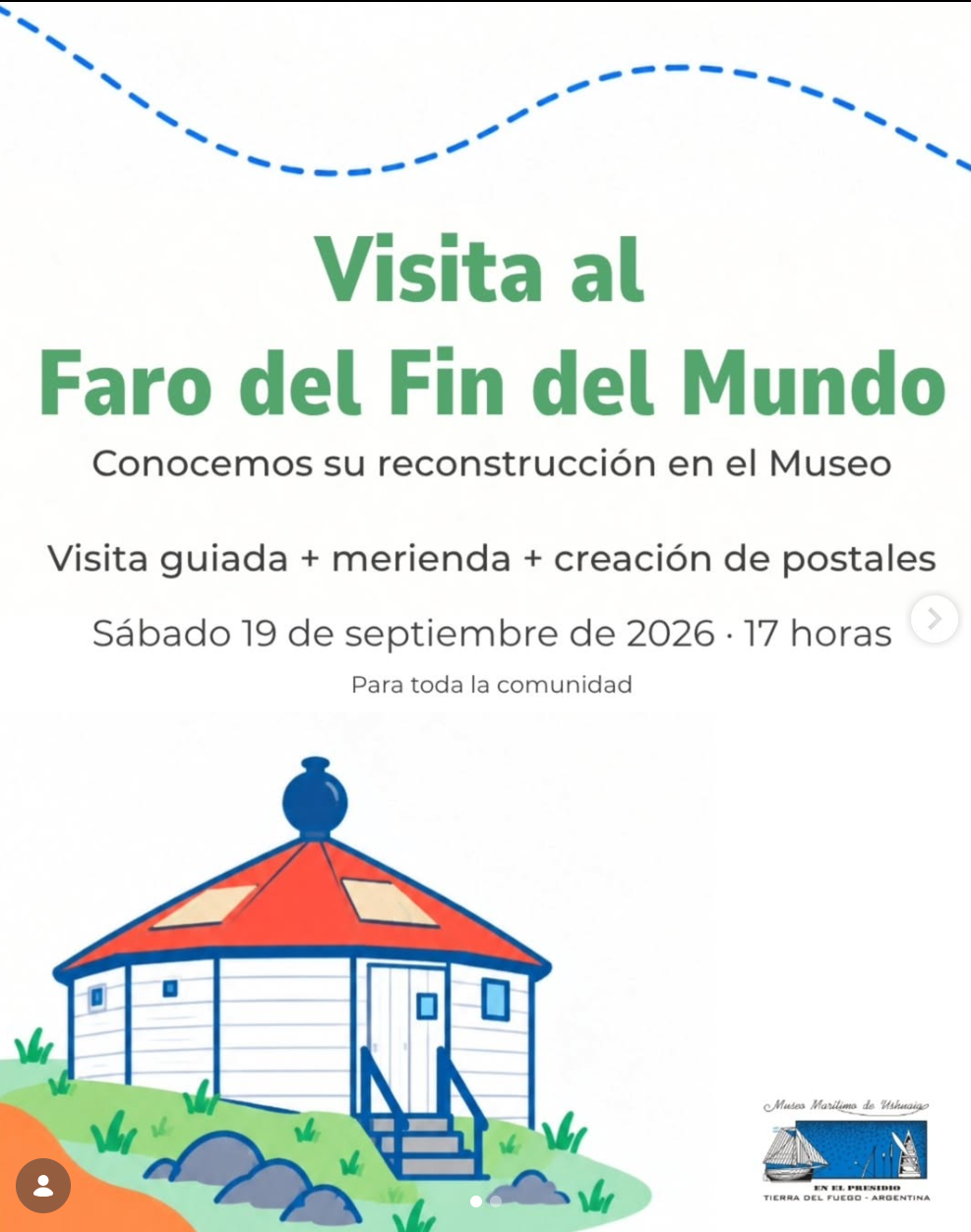 visita al Faro del Fin del Mundo y creación de postales