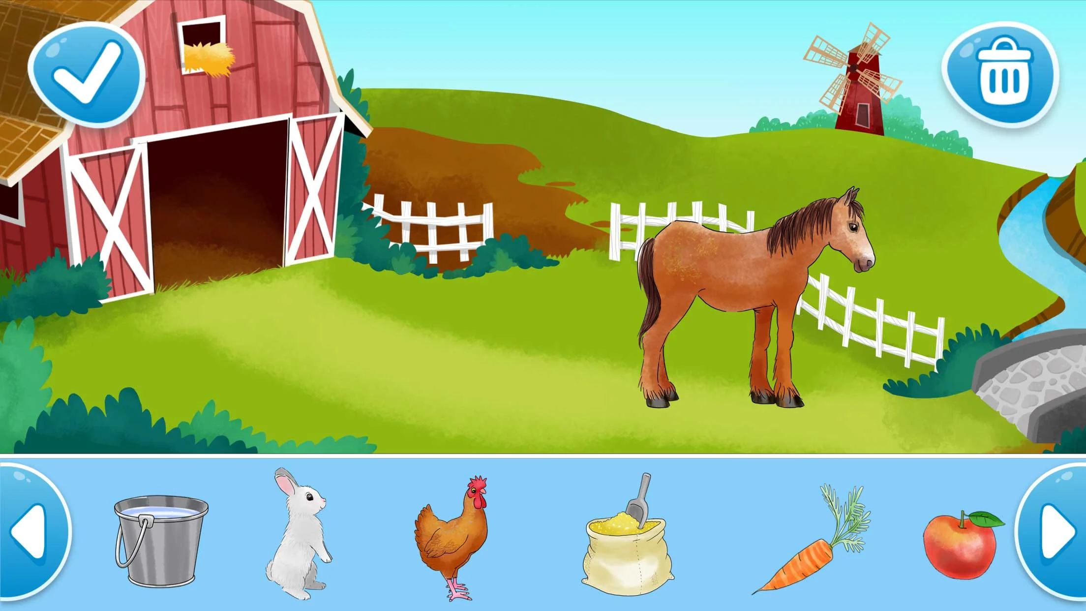 Farm Animals, illustrated by Delphine Henault