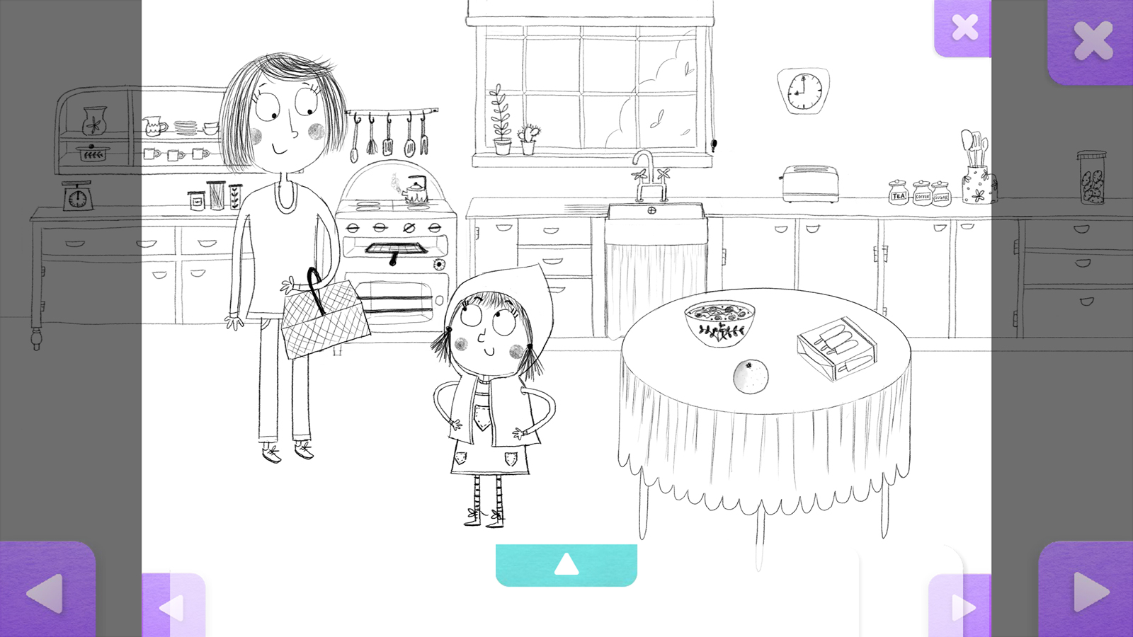 2. The results of kid-testing make their way into the manuscript, and into the next round of sketches created by the illustrator of the story