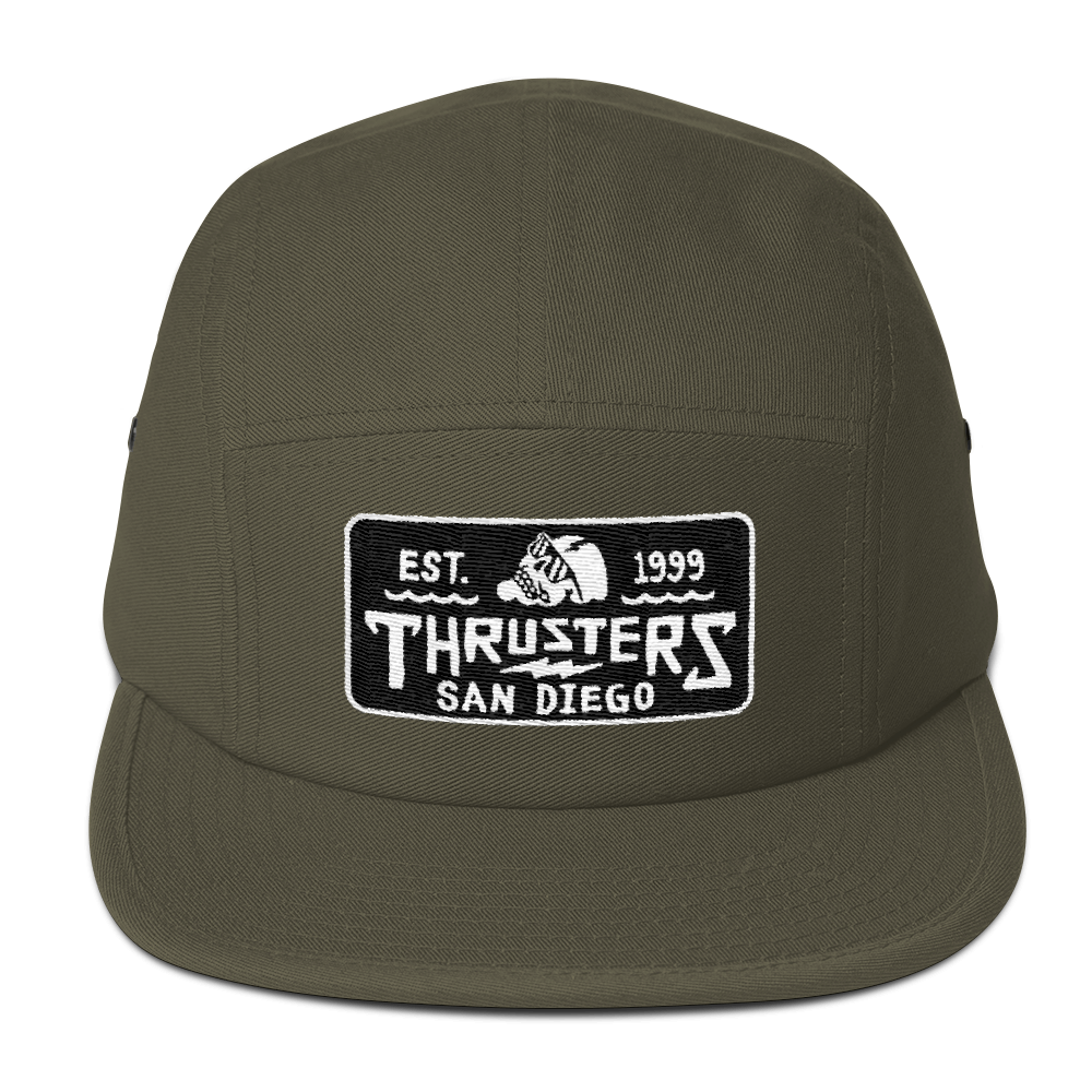 Olive 5-Panel Hat — Thrusters Lounge