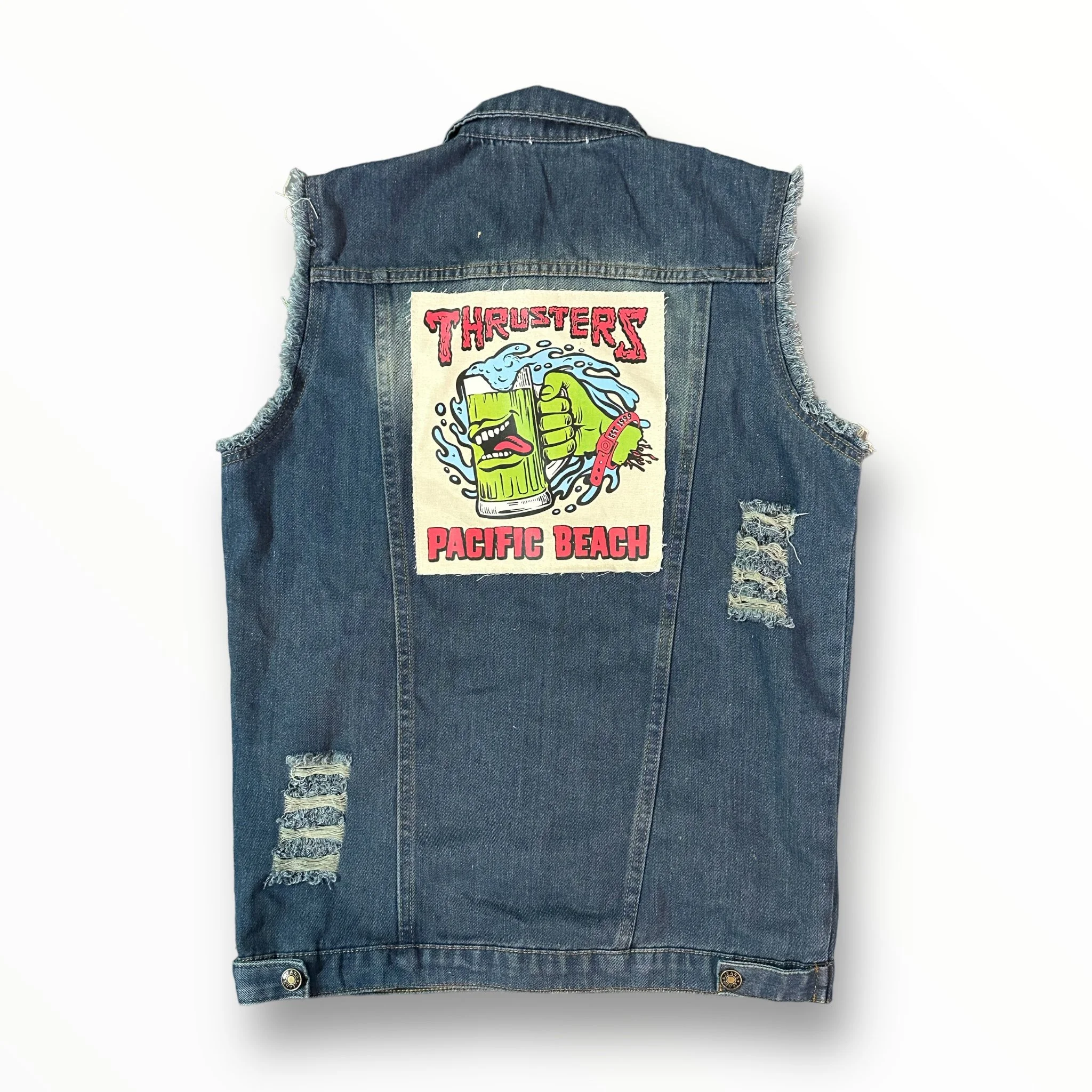Battle Vest - Medium Denim