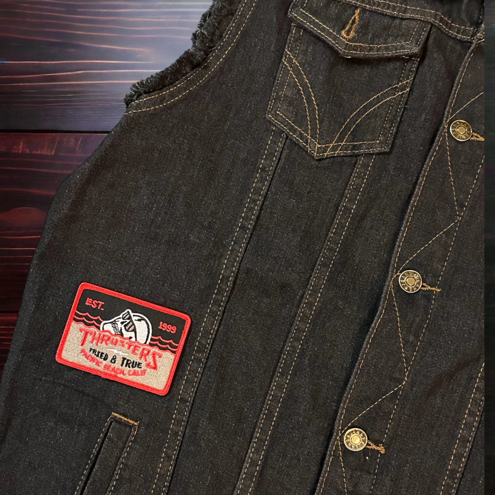 Battle Vest - Dark Denim