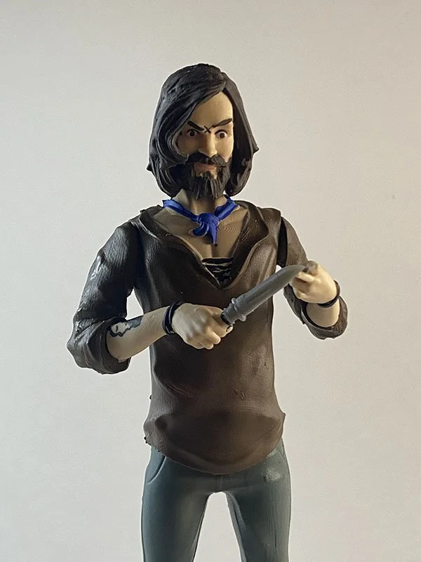 マンソン人形　シリアルキラー Charles Manson 7 inch action figure — SpectreStudios