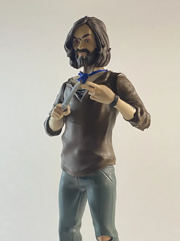 マンソン人形　シリアルキラー Charles Manson 7 inch action figure — SpectreStudios
