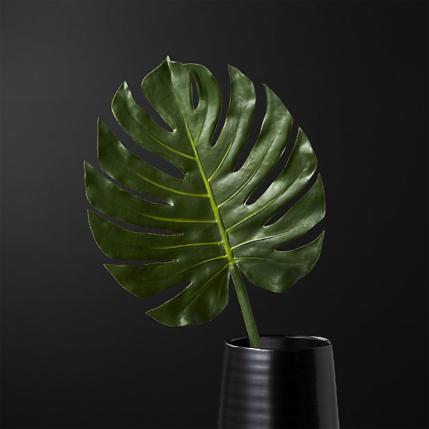  faux monstera leaf