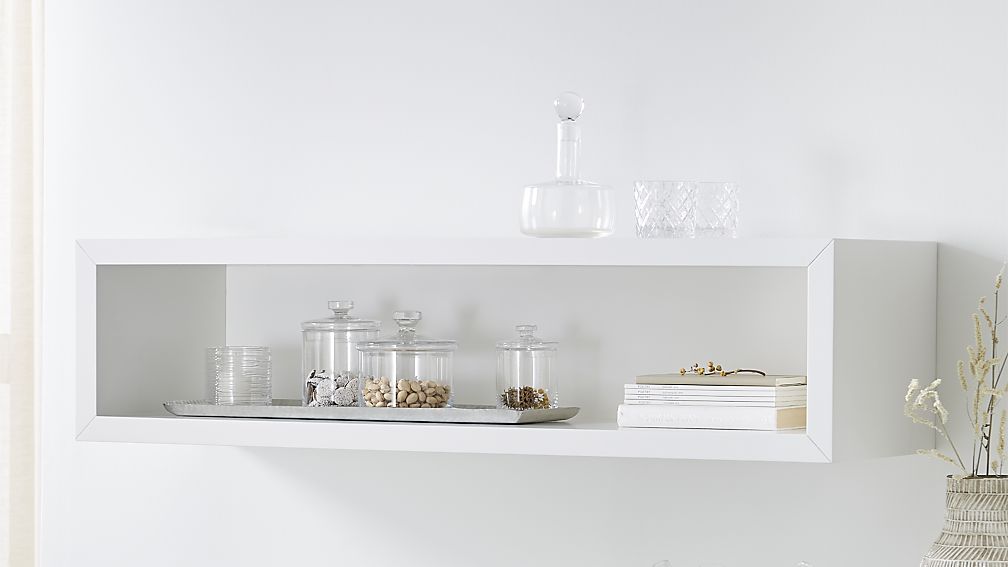  aspect white cube shelf