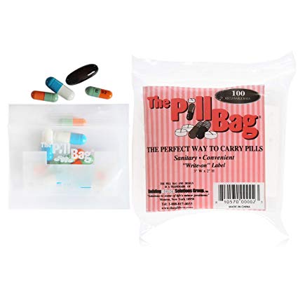 100 count pill bags