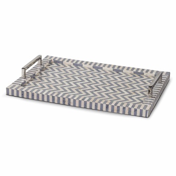 regina andrew chevron tray