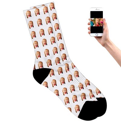 put any face on socks