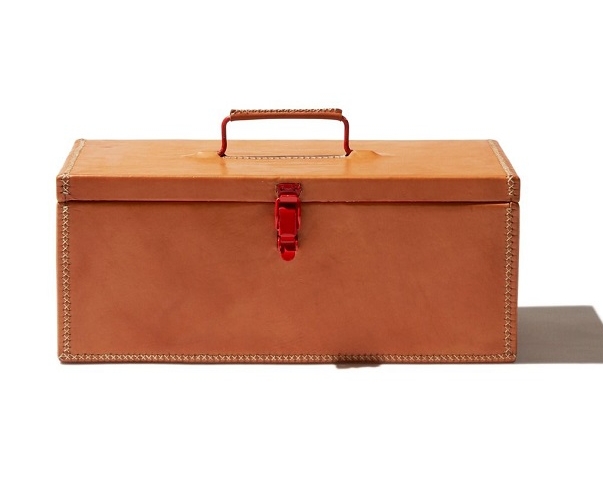 Leather tool box