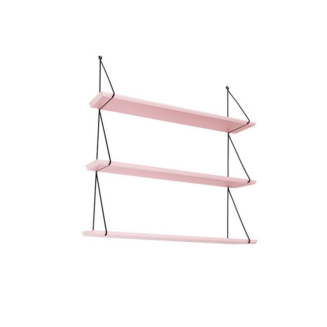 Babou pale pink shelves