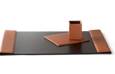 leather desk pad in colors