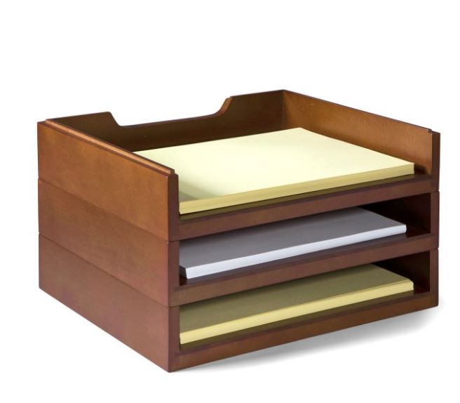 Bindertek Wood Organizer