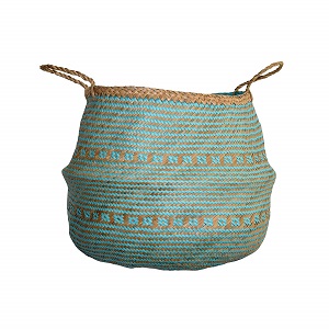 dufmod woven seagrass basket