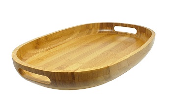 panda wood serving tray