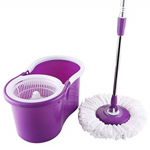 goplus spin mop w/bucket