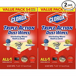 clorox dust/cleaning wipes