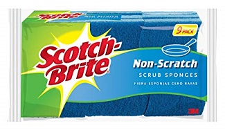 scotch brite non-scratch sponge