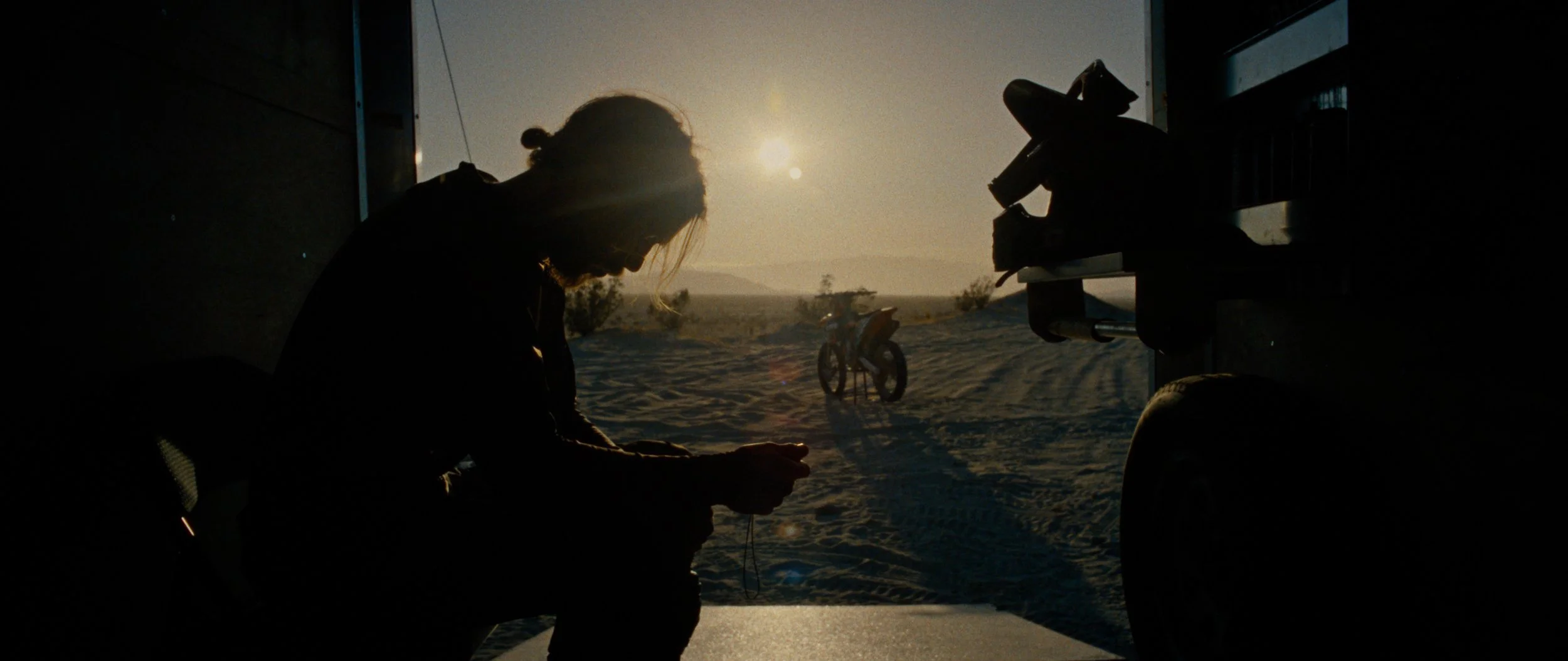  This was a last minute decision to shoot this scene. It was very organic and seemed like a natural way to introduce Aaron as a character. 