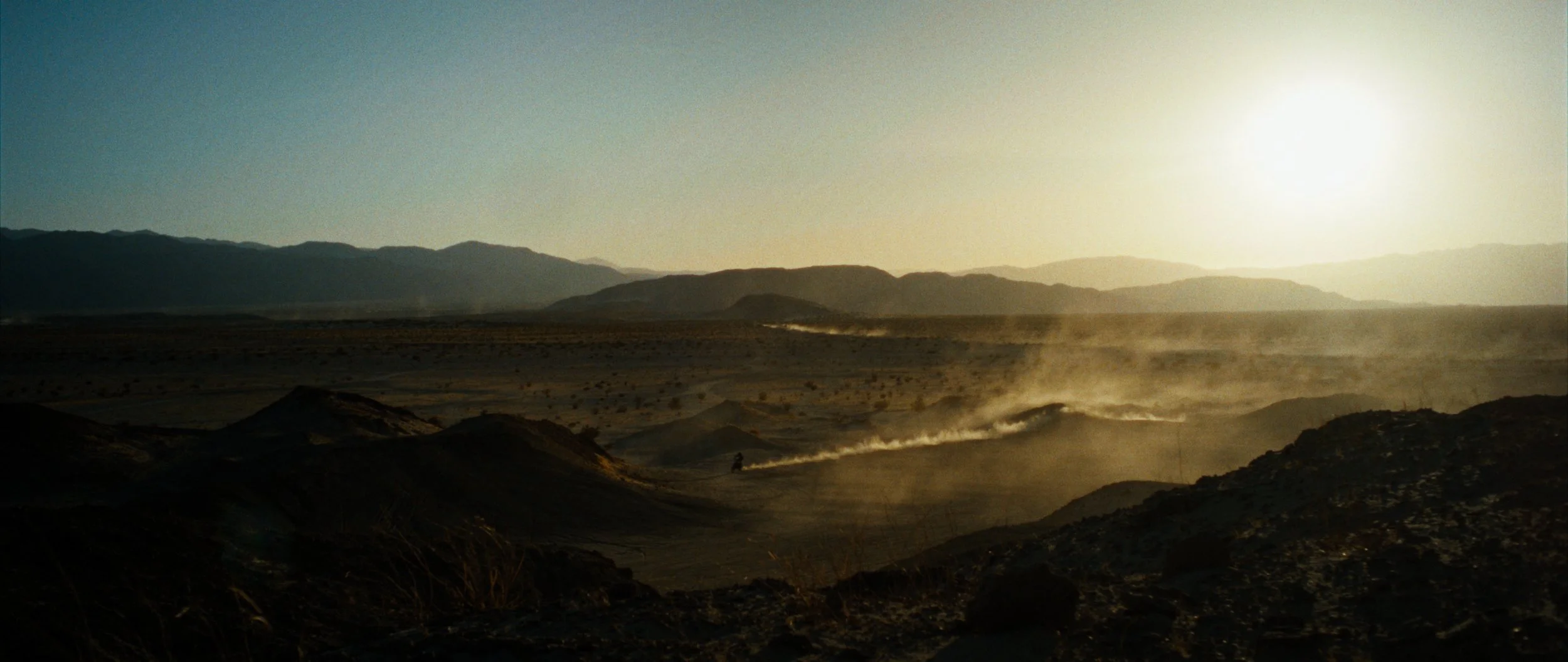  We wanted to showcase the vast landscapes of the Southern California deserts to make it character in itself in our film. 