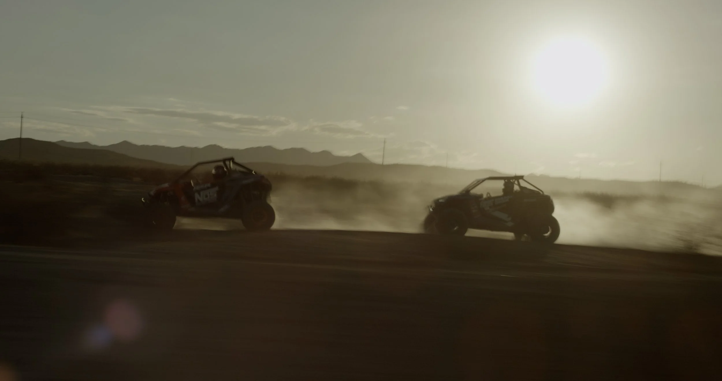  Backlighting dust with the desert sun goes without question. 