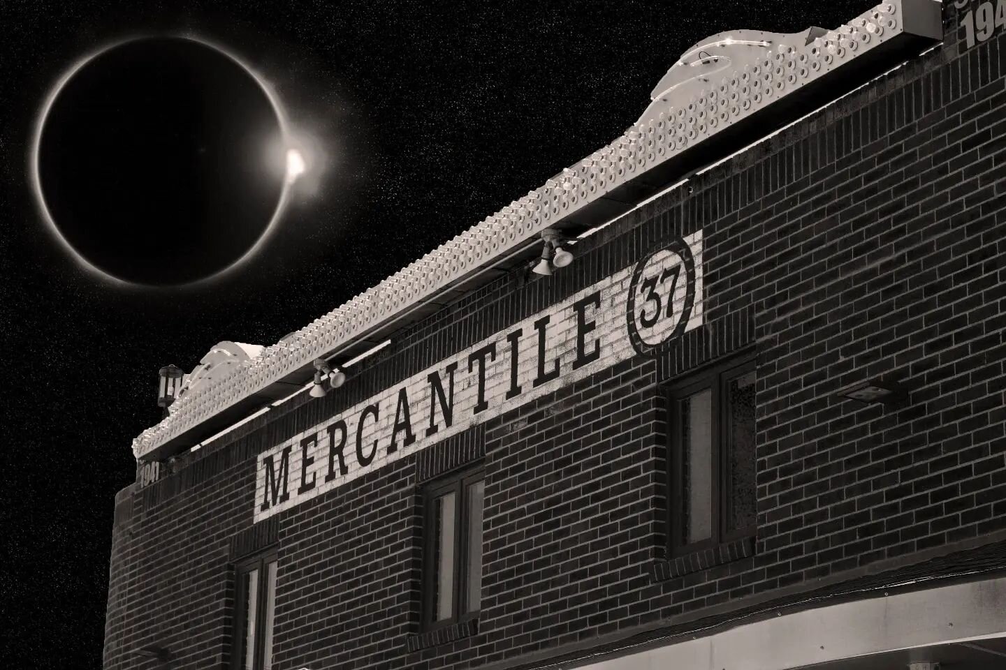 Today is the day! Conditions are shaping up to be perfect for viewing! Come out, grab a sandwich and cocktail, and hang with us in the middle of nowhere. Open today 12-4. 

Stay safe out there!

#totaleclipse #blackout #eclipse2024 #mercantile37
#whe