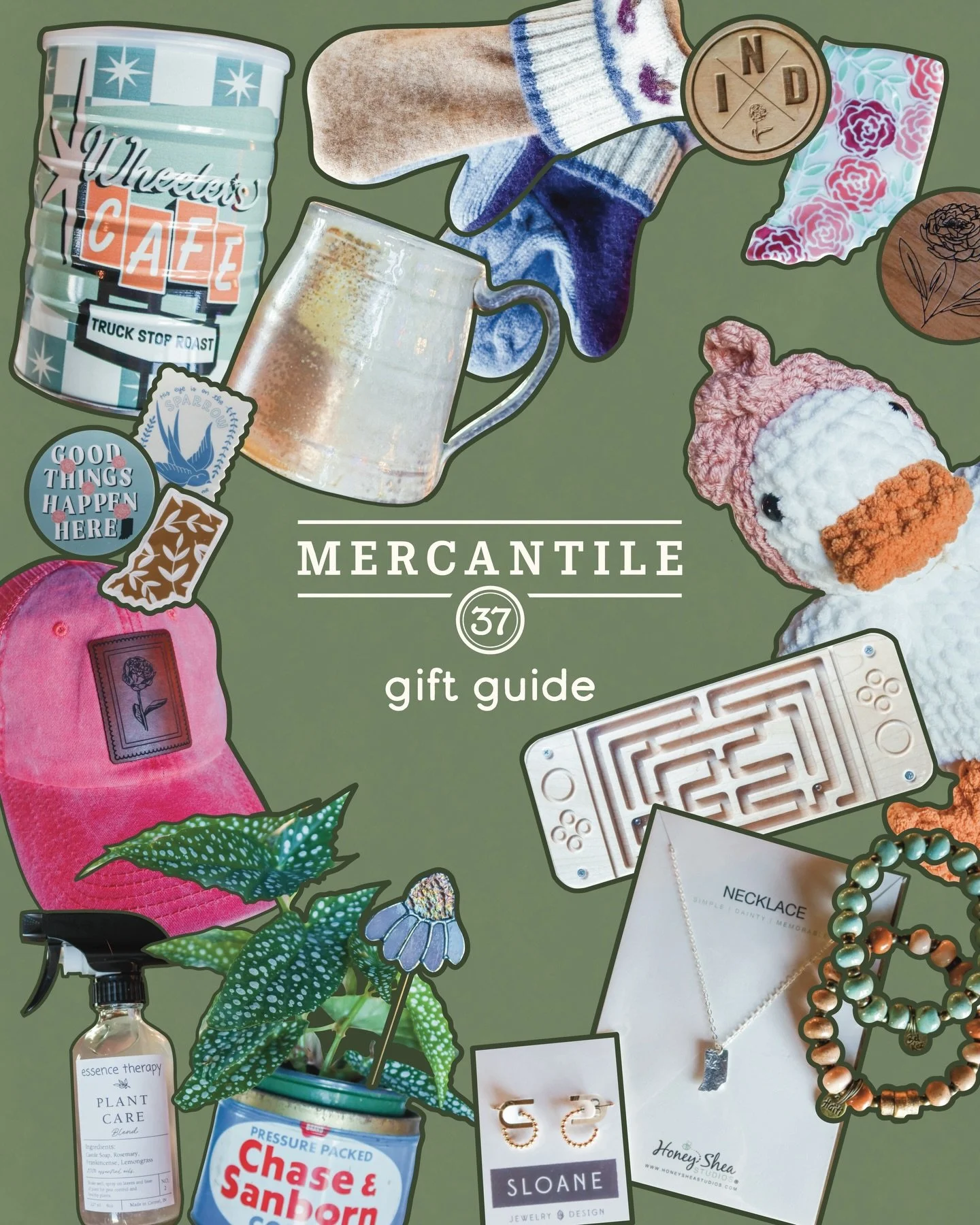 The Mercantile 37 gift guide! 🎄 🎁 🔔

This showcases just a few of our makers and gift options in the store! 

#giftguide #shopsmall #keepitlocal #mercantile37