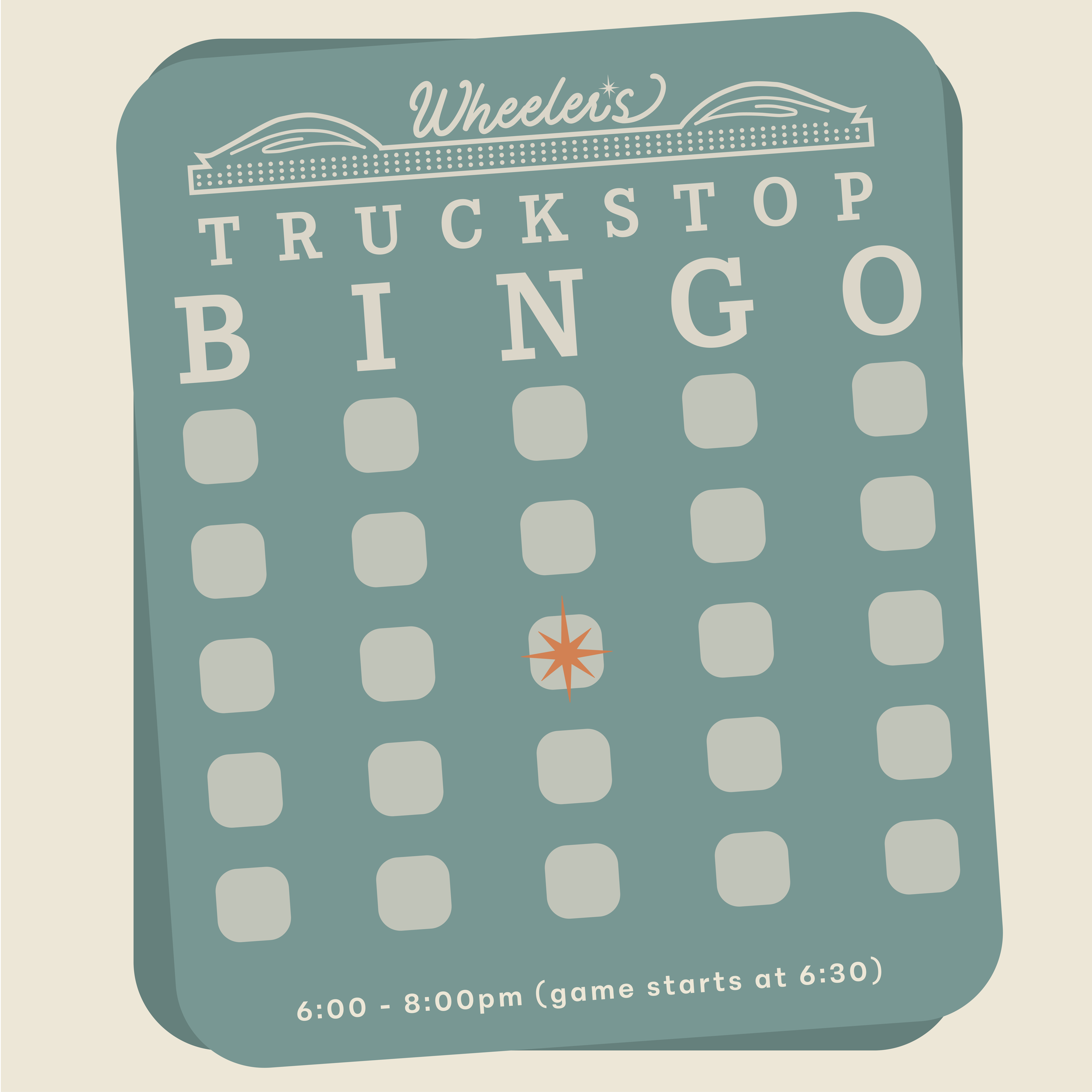 Truck Stop Bingo | April 16th