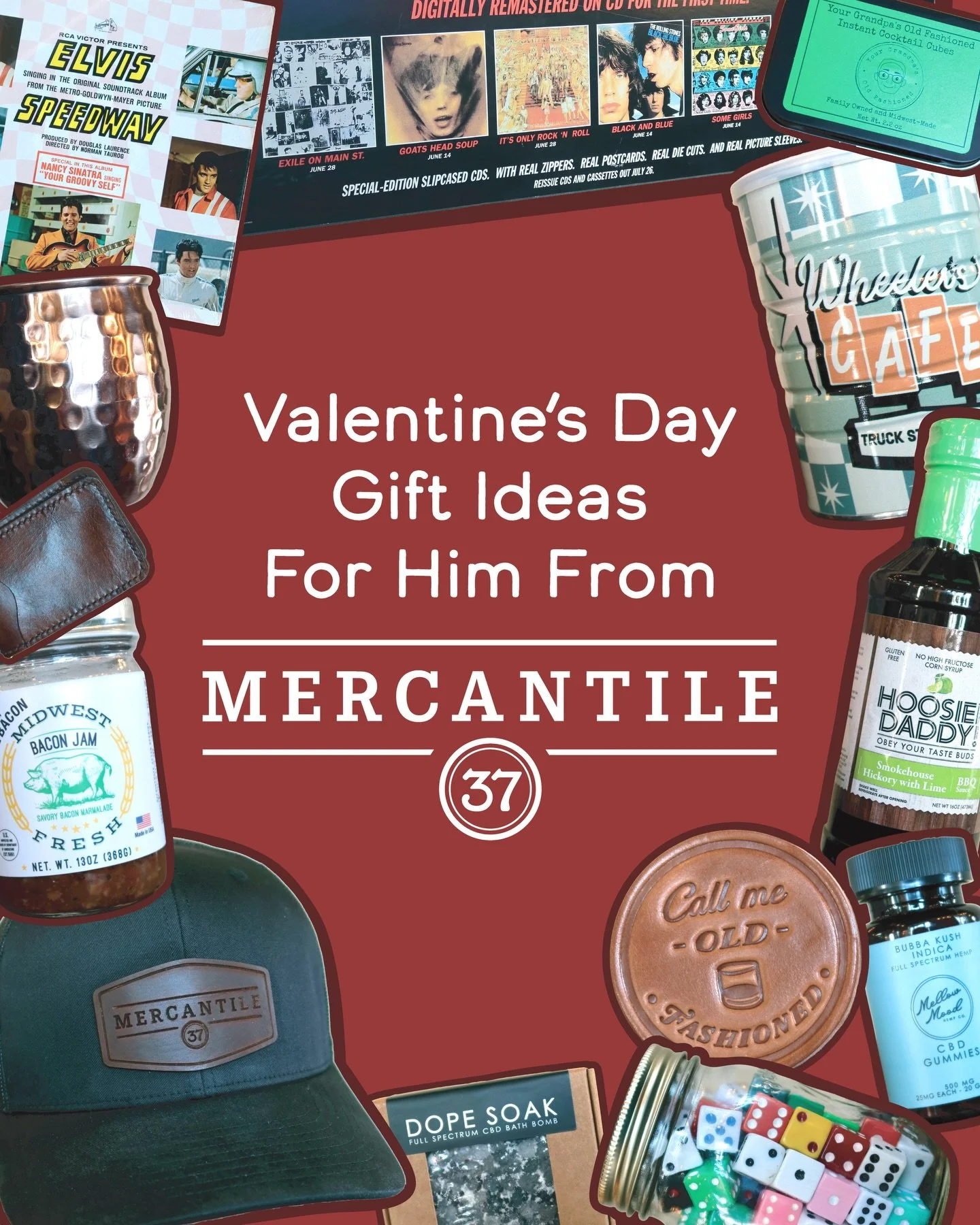 Gifts for him! 🖤

Only 10 days left until Valentine&rsquo;s Day!!

#valentinesday #gifts #handmade #localartists #mercantile37