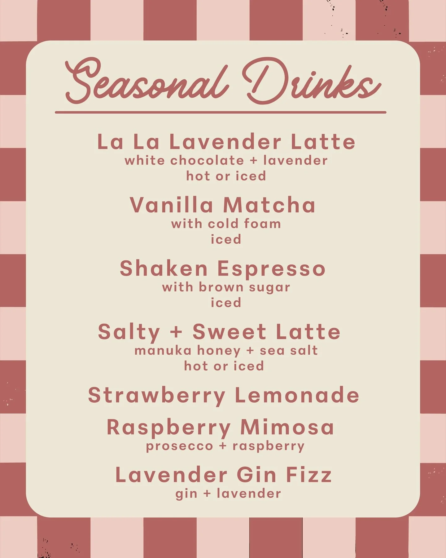 Our seasonal drink lineup is here! 💐

Which one will you try first! 
Let us know in the comments ⬇️

#seasonal #wheelerscafe #mercantile37