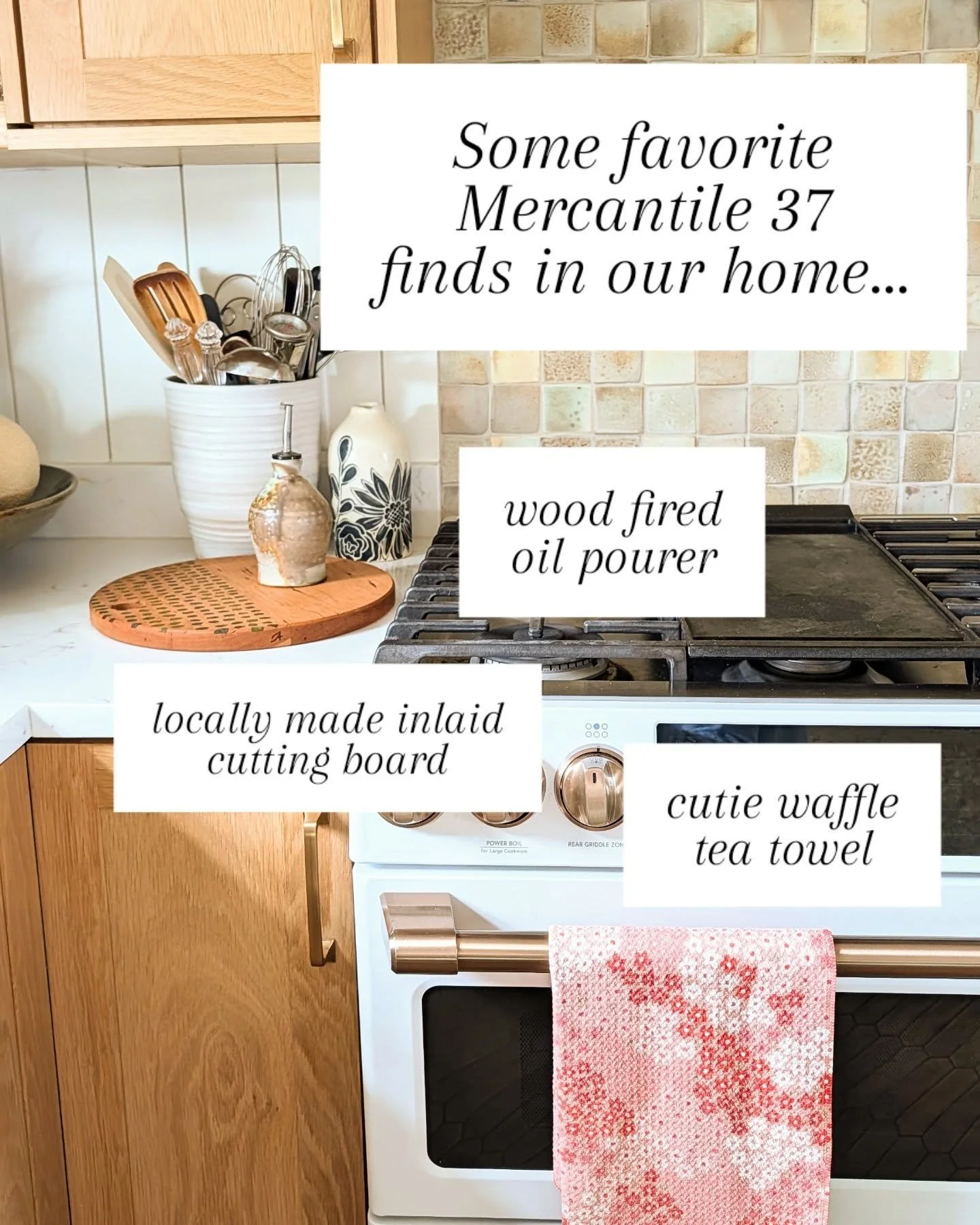 People are always saying, "I bet it's hard to work here and not buy the whole store," and honestly, they're not wrong! Our house is full of some fun local goodies that we couldn't help but take home.