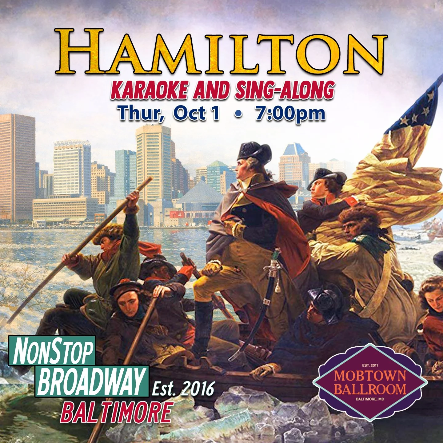 HAMILTON Broadway Karaoke &amp; Sing-Along