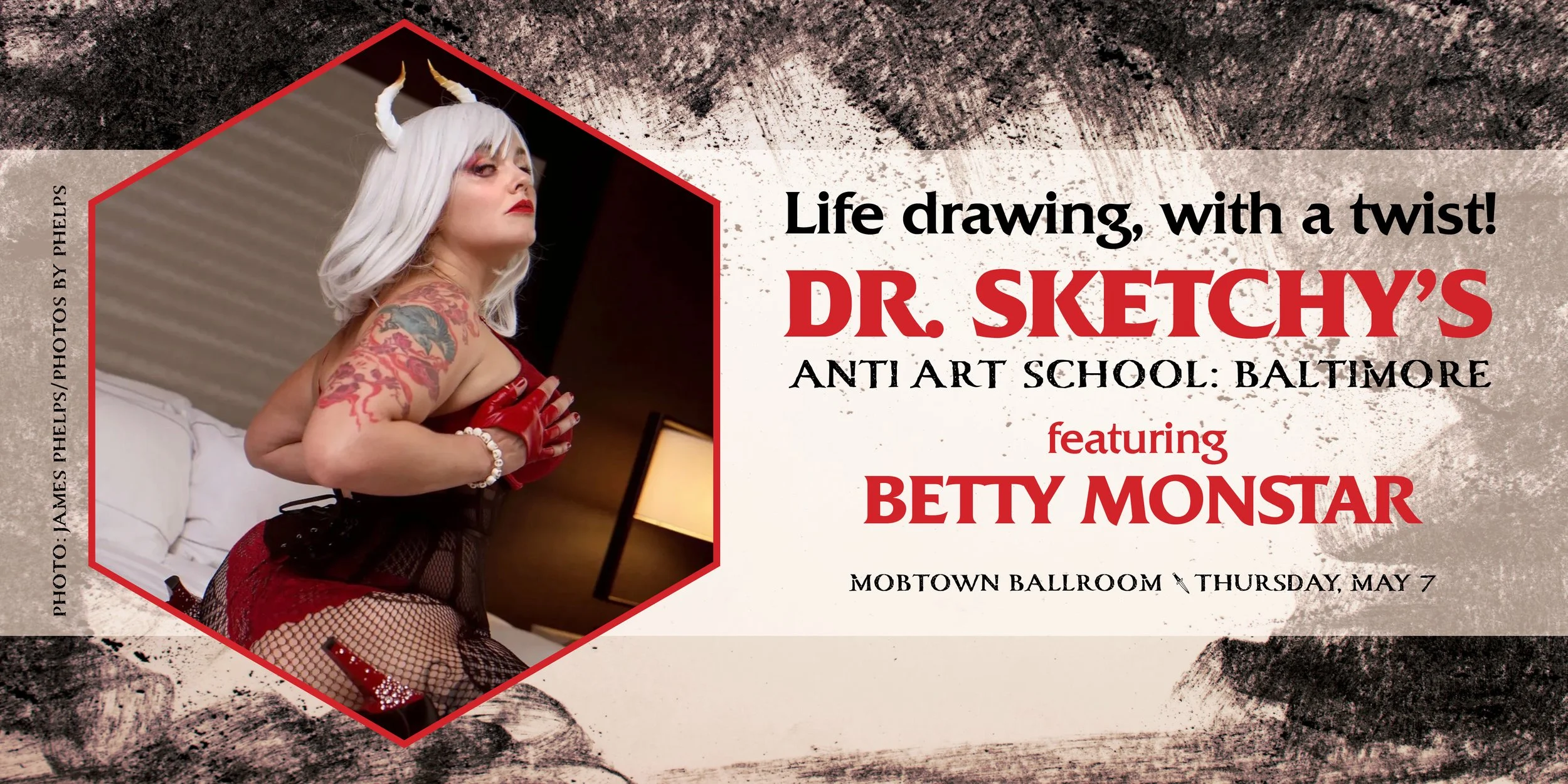 Dr. Sketchy's Baltimore: Burlesque Life Drawing feat. Luna Rei (Copy)